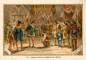 Juana de Arco en el Castillo de Chinon, 1429 de French School